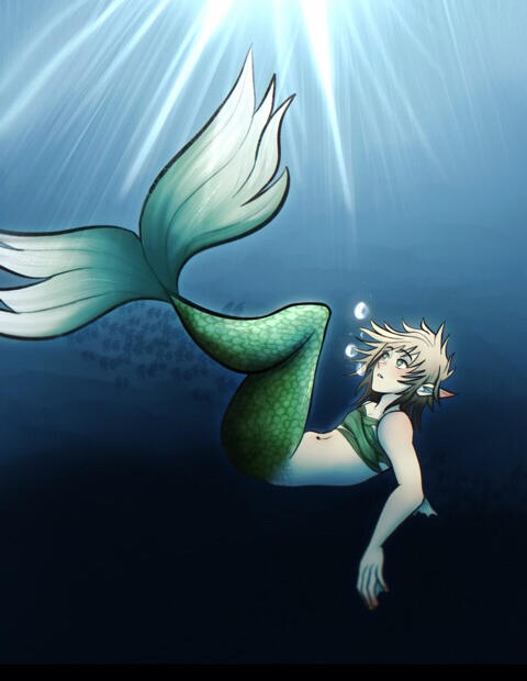 Me as a mermaid!